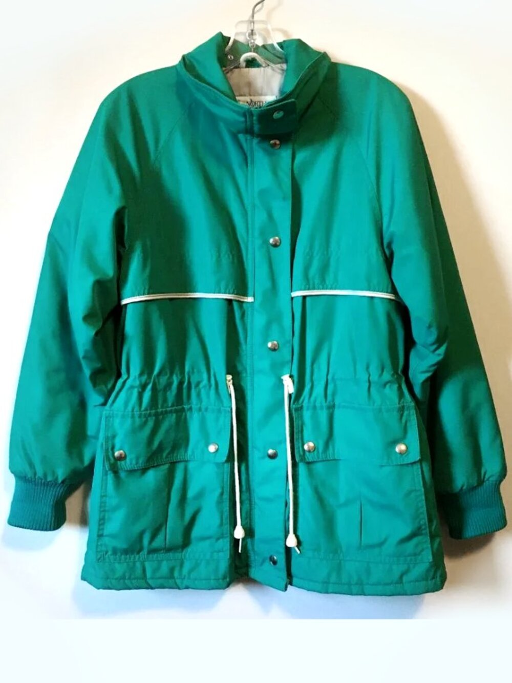 VTG North By Northwest Turquoise 3M Thinsulate Coat Retro Streetwear